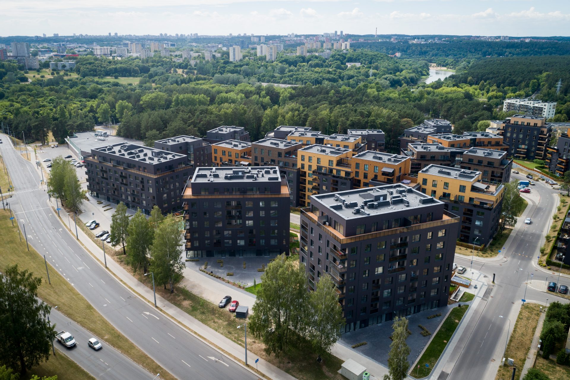Construction of “Ąžuolų terasos”, Phase IV of the multi-apartment residential complex “Antakalnio terasos”